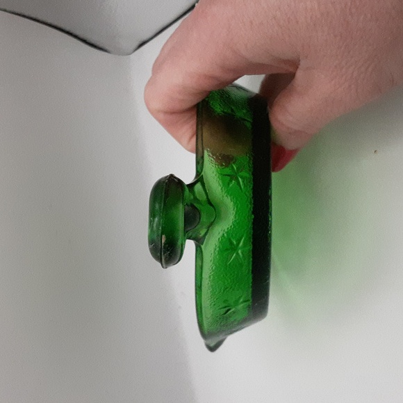 Vintage Kanawha Glass Company W Virginia Eagle Spoon Rest - Picture 5 of 6